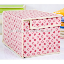 cube oem non woven fabric foldable storage box